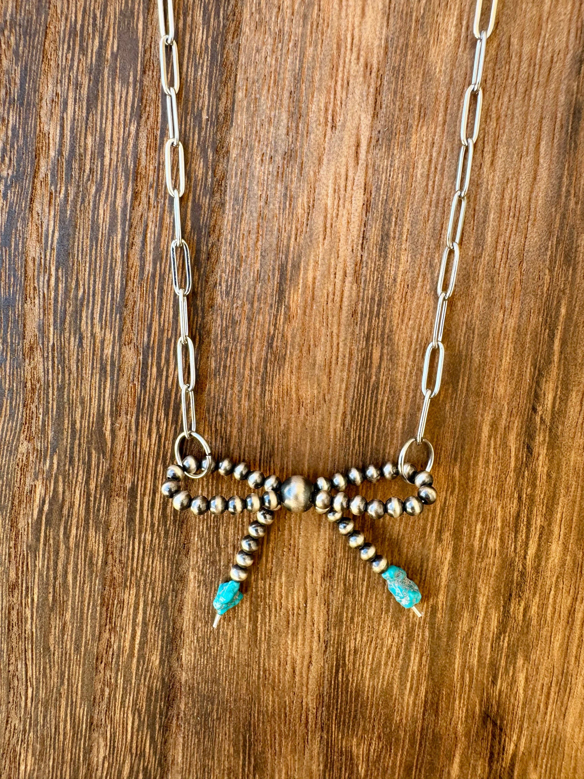 Navajo Pearl Choker/Mini Bow Tie Choker