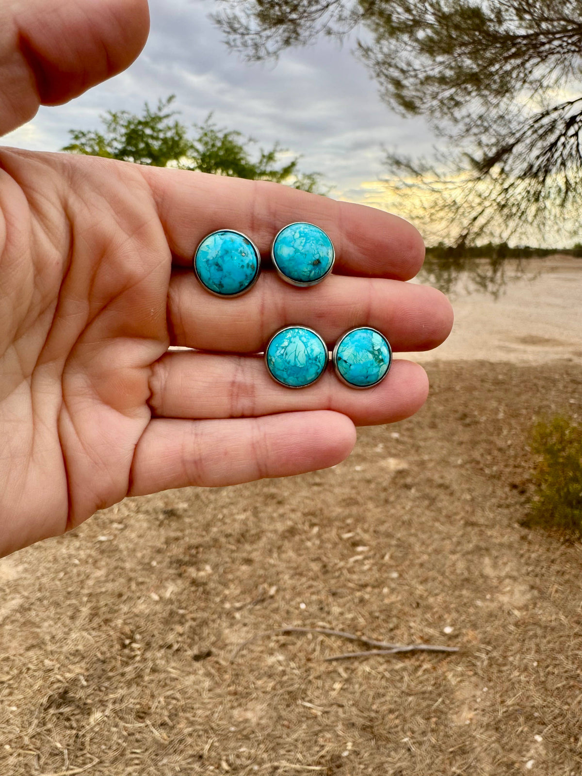 Sleeping Beauty Turquoise Studs